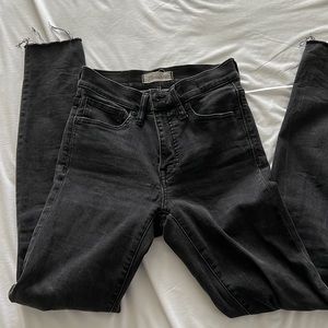 Madewell 9 inch high rise skinny jeans